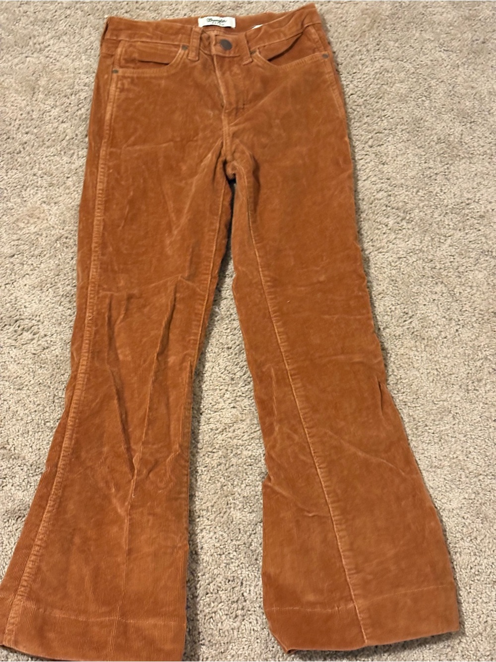 Wrangler Women's Corduroy Flare Jeans - Rust